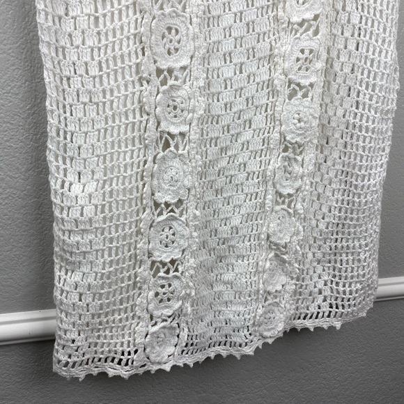 Anthropologie Crochet Dress- White - Picture 9 of 10